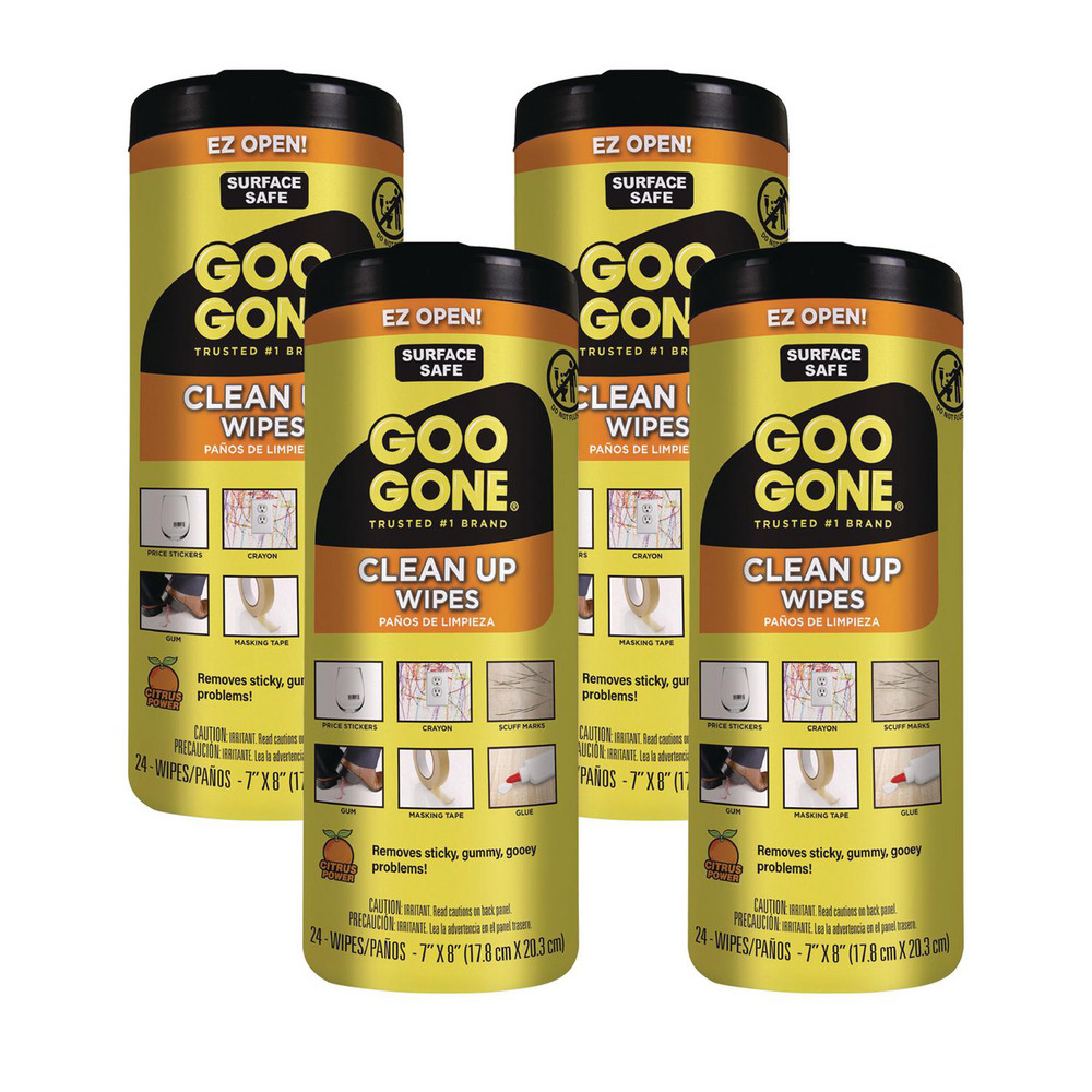 Goo Gone - Clean Up Wipes, 1-Ply, 8