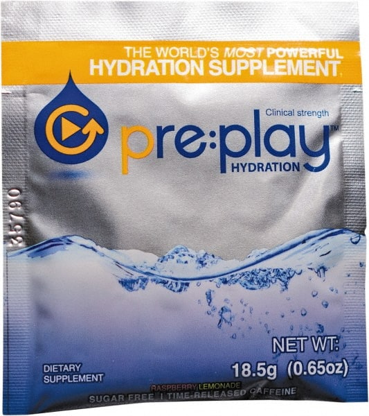 Hydration Health 35790 Activity Drink: 0.65 oz, Packet, Sugar-Free Raspberry Lemonade, Powder, Yields 18 oz 