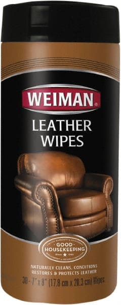 Weiman Products WMN91CT 7 x 8 in. Leather Wipes