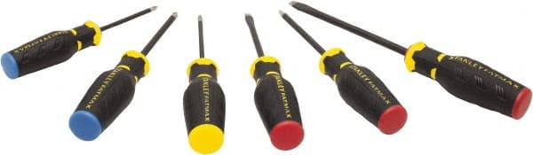 Stanley FMHT62060 Screwdriver Set: 6 Pc, Phillips, Slotted, Square & Torx 