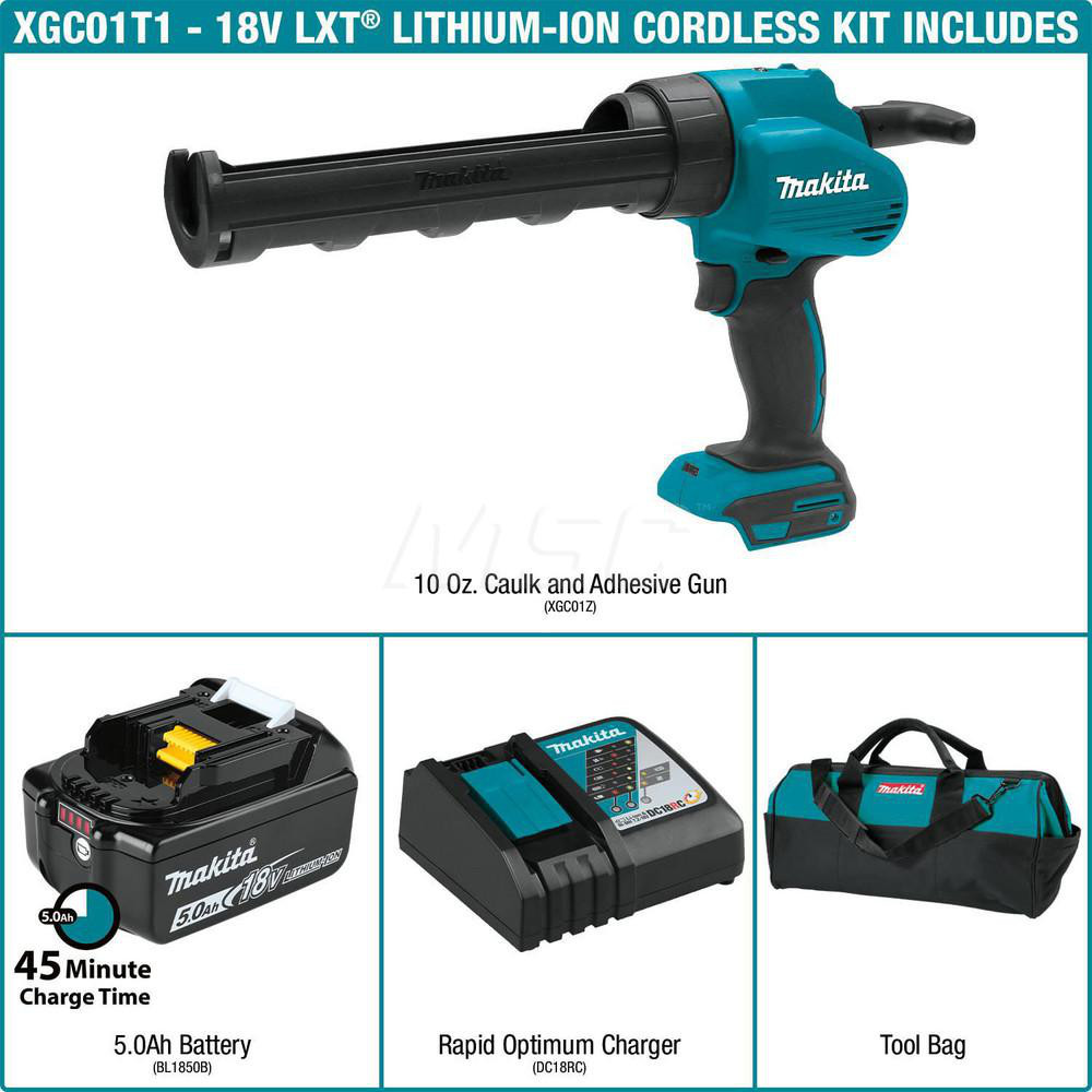 Makita Cordless Caulk & Adhesive Gun 10 oz, Cartridge Holder Frame