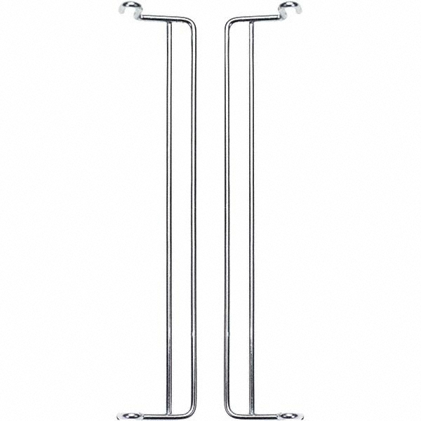 Quantum Storage Bin Hanging Rail Use with QMB530C & QMB535C, Chrome