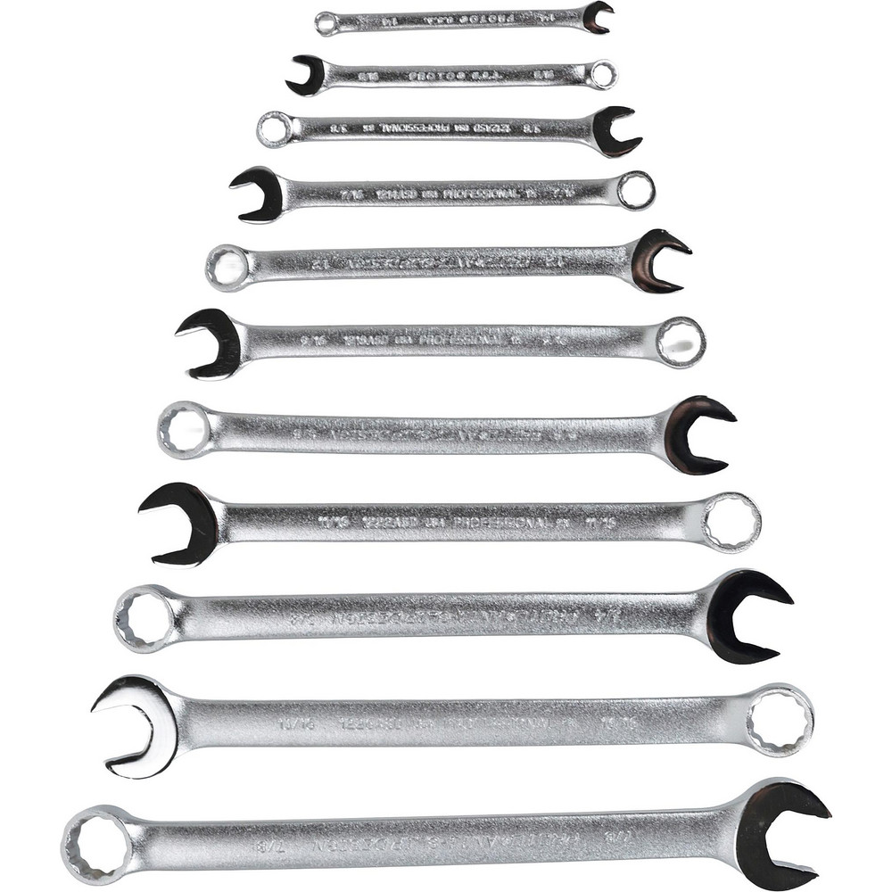 Proto - Combination Wrench Set: 26 Pc, 1/4 to 2