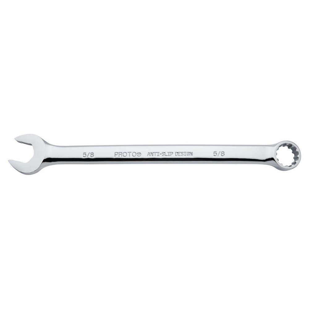 Combination Wrench: 5/8" Head Size, 15 deg Offset