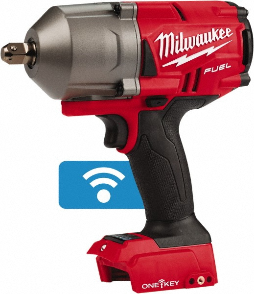 Milwaukee Tool 1/2" Drive 18 Volt Pistol Grip Cordless Impact Wrench & Ratchet 38739728