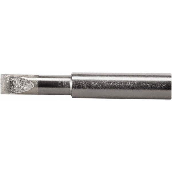 Soldering Iron Chisel Tip: 0.02" Point Width, 1.55" Long