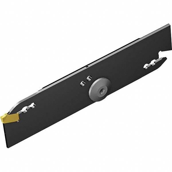 Right Hand Cut with Coolant 90 Deg Cutting Edge Angle Steel Coating Right Hand Cut 0 Cutting Angle Flute Sandvik Coromant QD-NR2C13C21D Steel Corocut QD Blade for Parting