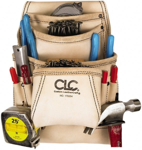 CLC 179354 Carpenters Nail & Tool Bag: 10 Pocket 