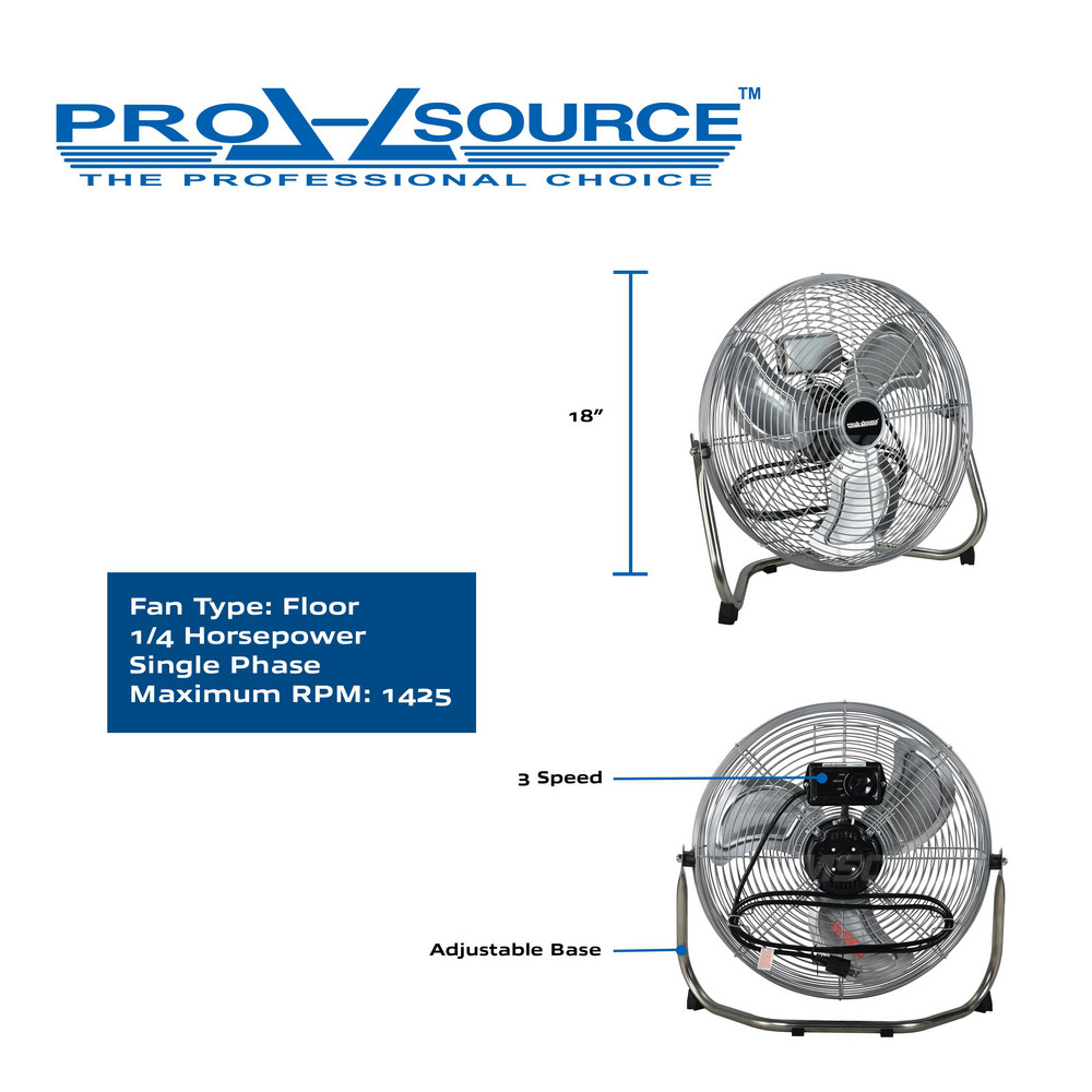 PRO-SOURCE - Industrial Circulation Fan: 18