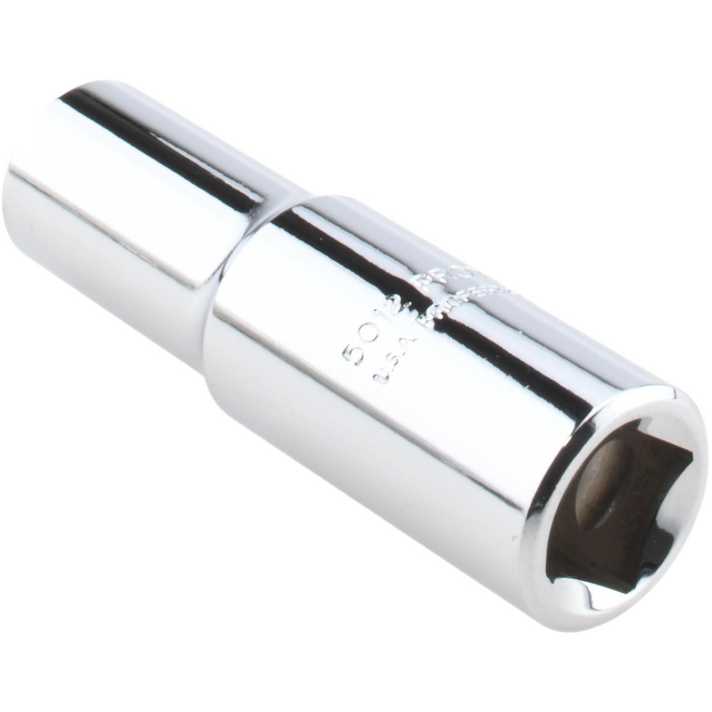 Deep Hand Socket: 3/8" Socket, 12-Point