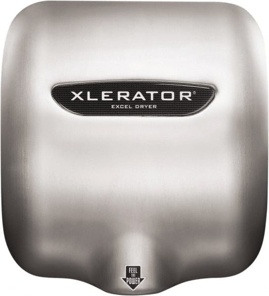 Excel Dryer 604161 1490 Watt Silver Finish Electric Hand Dryer 
