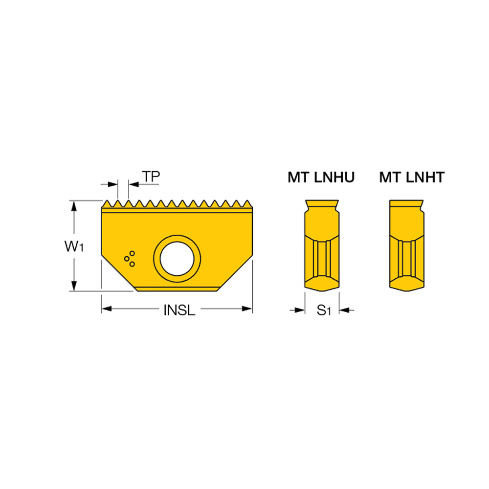 Iscar MTLNHU2104.I8UN IC908 Carbide Thread Mill Insert MSC Direct