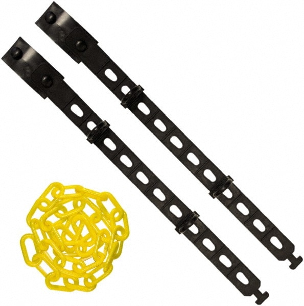 Hook Strap: Plastic, Black, 25' Long