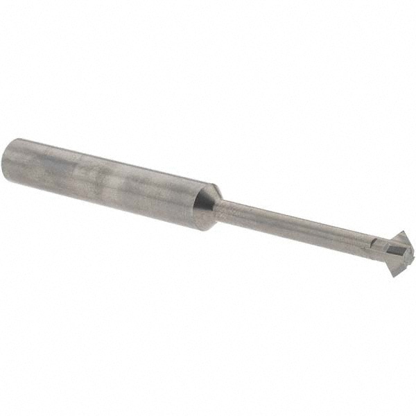 Accupro 38918777 Double Angle Milling Cutter: 90 °, 0.118" Cut Width, 1/4" Shank Dia, Solid Carbide 