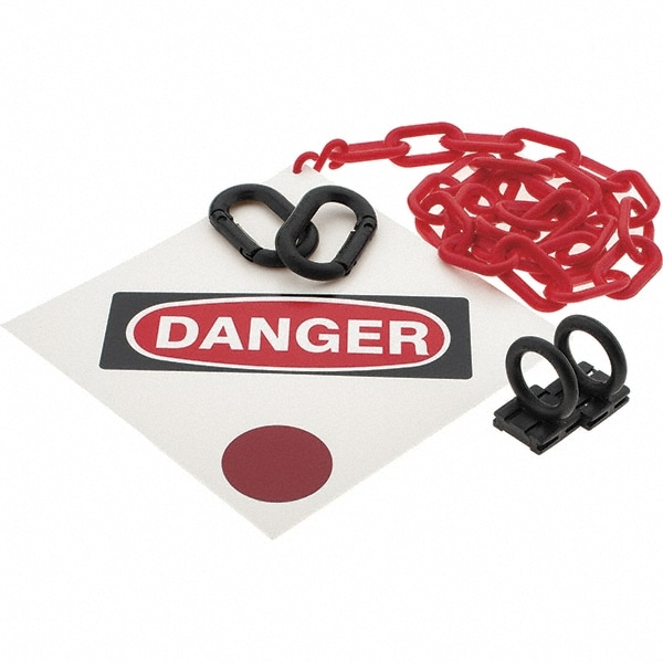 8" High Pedestrian Danger Sign Kit