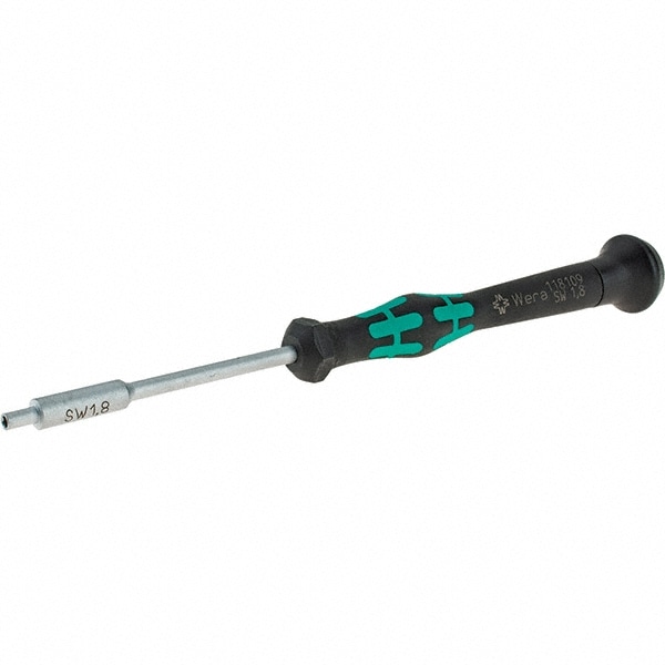 Precision Nut Driver: Solid Shaft, Cushion Grip Handle, 6-1/4" OAL