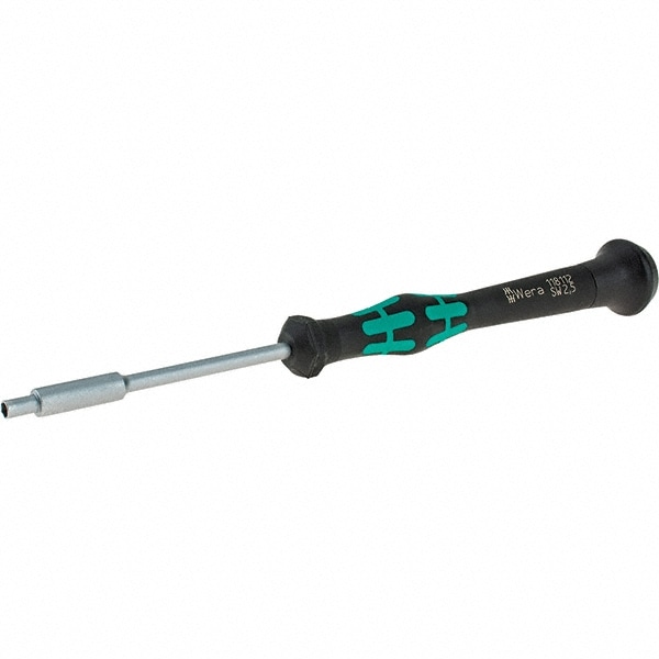 Precision Nut Driver: Solid Shaft, Cushion Grip Handle, 6-1/4" OAL
