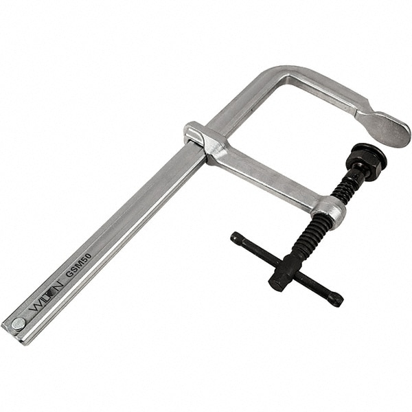 Sliding Arm Bar Clamp: 20" Max Capacity, 5-1/2" Throat Depth