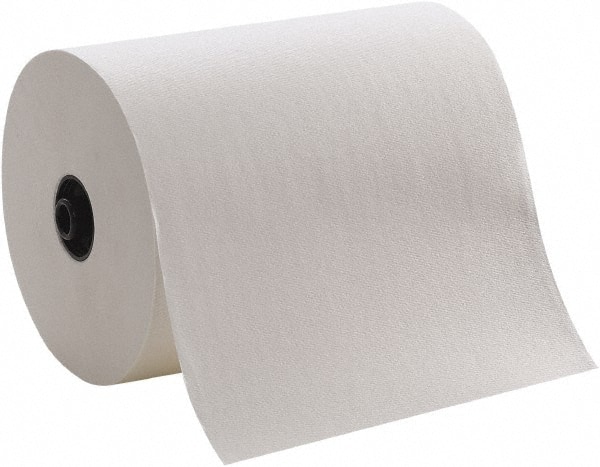 Paper Towels: Hard Roll, 6 Rolls, Roll, 1 Ply, White