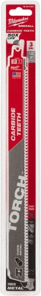 Milwaukee Tool 48-00-5303 Reciprocating Saw Blade: Solid Carbide Image