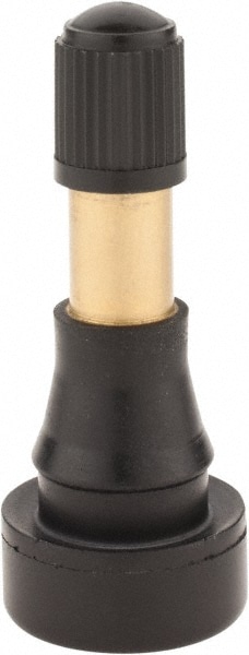 Milton - Tubeless Tire Valve: Rubber, Use with Rim Holes 0.453