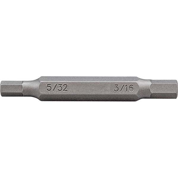 Klein Tools Hex Screwdriver Insert Bit 1/4" Drive, 1/4" Hex, 1" OAL MSC Direct