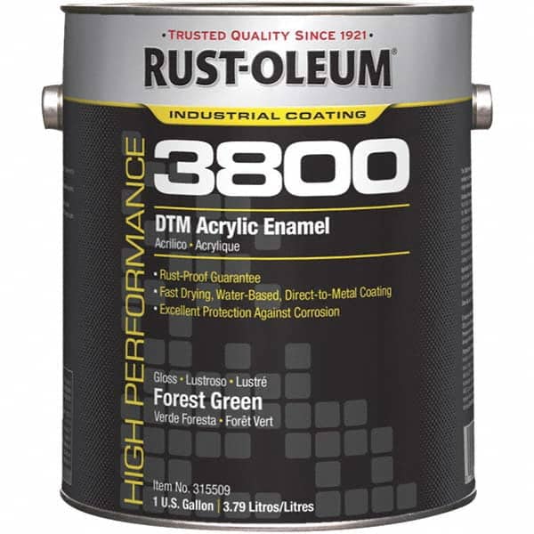 Rust-Oleum 315509 Acrylic Enamel Paint: 10 gal, Gloss, Forest Green 