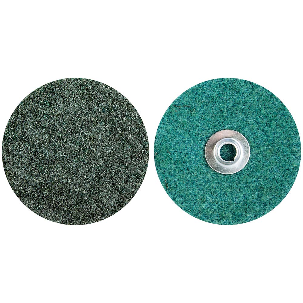 Deburring Disc: 5" Dia, Coarse Grade, Aluminum Oxide