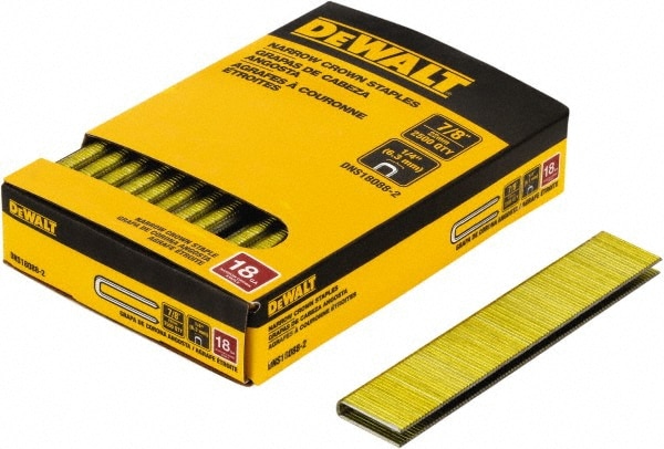 Construction Staple: 1/4" Wide, 7/8" Long, 18 Gauge