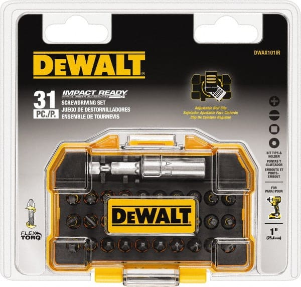 Dewalt DWAX101IR 31 Piece, Impact Ready Accessory Set 