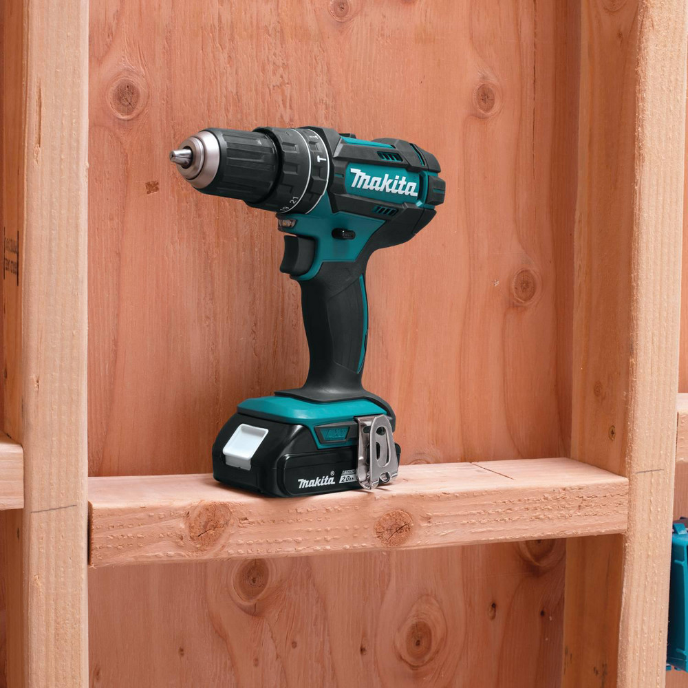 Makita Cordless Hammer Drill 18V, 1/2" Chuck, 28,500 BPM, 1,900 RPM