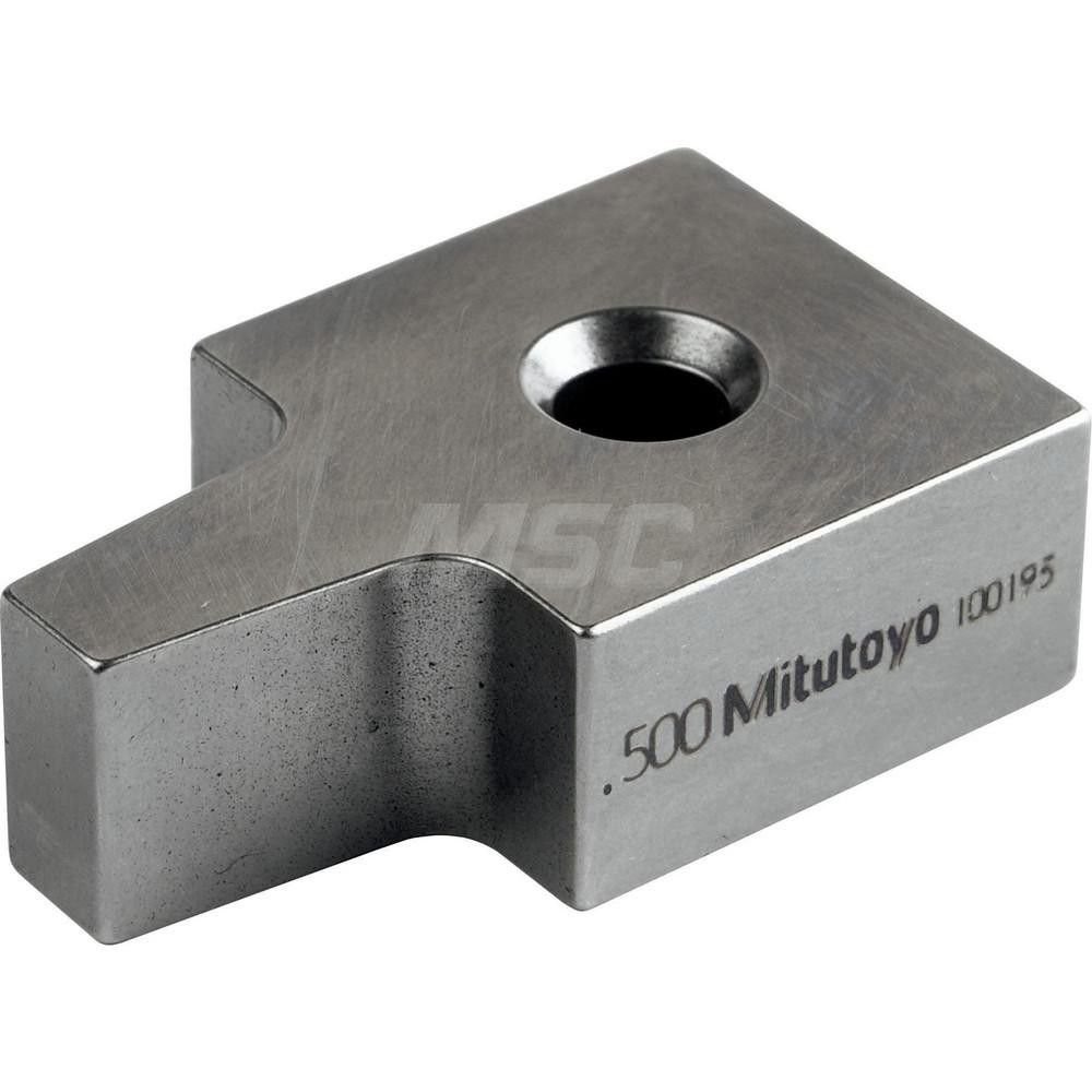 Gage Block Accessories: Type: Plain Jaw; Material: Steel; For Use With: Square Gage Blocks
