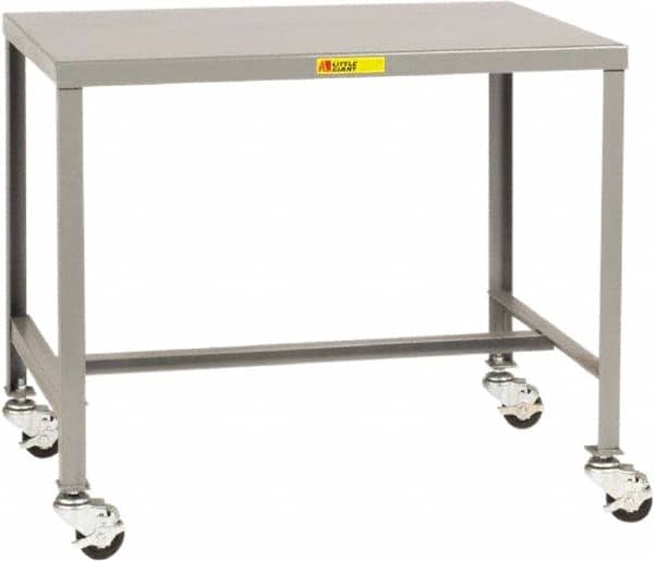 Little Giant. MT1-2448-36 Heavy-Duty Machine Table: Gray 