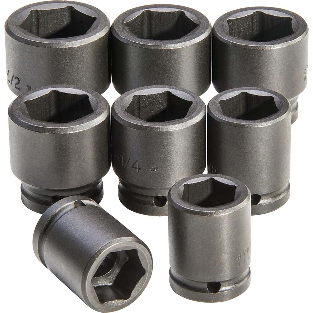 Proto - Socket Set: Impact Standard, 8 Pc, 3/4