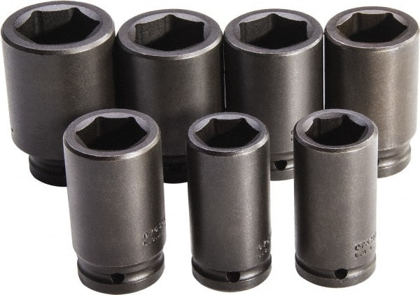 28pc 3/8" Drive Metric MM Shallow Deep Socket And Accessory Set 8 24mm