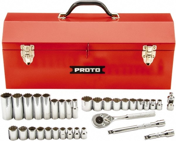 PROTO J52230-1A Deep Standard Socket Set: 34 Pc Image