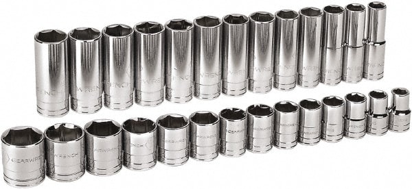 GEARWRENCH 80729 Deep Standard Socket Set: 27 Pc Image