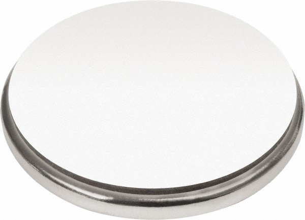 1-1/2" Dia x 1/8" High Neodymium Rare Earth Magnet - 77 Lb Max Capacity, 180&deg;F Max, Nickel Plated