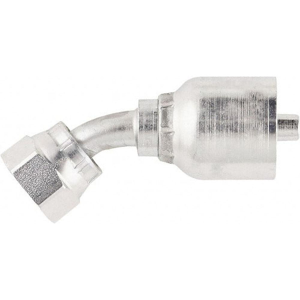 Hydraulic Hose Female Seal-Lok Swivel 45 ° Elbow: 1.5" ID, 24 mm, 2-12, 4,000 psi