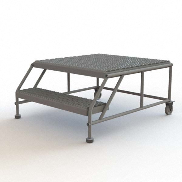 TRI-ARC - 2-Step Steel Work Platform: 800 Lb Capacity, 36" Platform ...