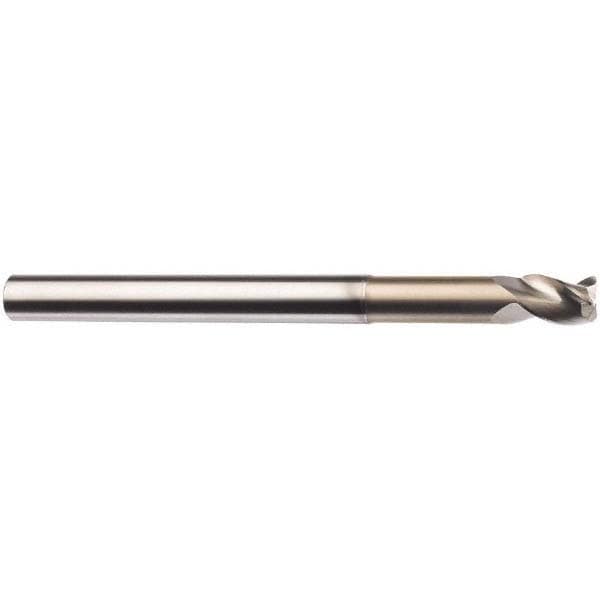 SGS 32691 Square End Mill: 1/8 Dia, 5/32 LOC, 1/8 Shank Dia, 3 OAL, 3 Flutes, Solid Carbide Image