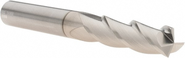 SGS 34866 Square End Mill: 1/2 Dia, 1-5/8 LOC, 1/2 Shank Dia, 4 OAL, 3 Flutes, Solid Carbide Image