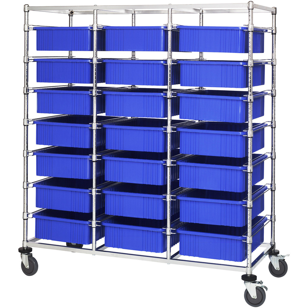 Quantum Storage - Bin Shelving: Bin Shelving Type: Bin Cart; Shelf Type ...