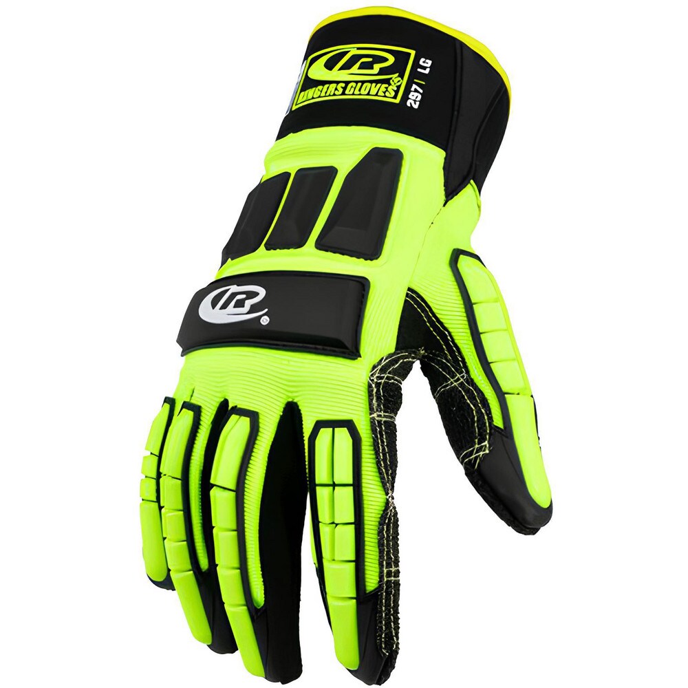 Cut & Puncture Resistant Gloves; Glove Type: Cut-Resistant; Impact-Resistant ; Primary Material: Kevlar ; ANSI/ISEA Abrasion Resistance Level: 5 ; Color: Green; Black ; Men's Numeric Size: 8 ; ANSI/ISEA Puncture Resistance Level: 1