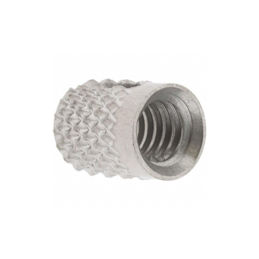 EZ LOK 832 UNC Stainless Steel Flush Press Fit Threaded Insert for