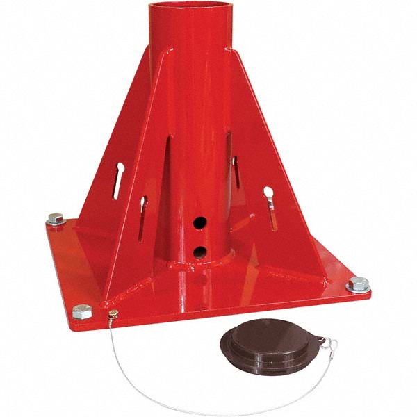 THERN Davit Crane Bases; Base Type Pedestal Base; Base Depth