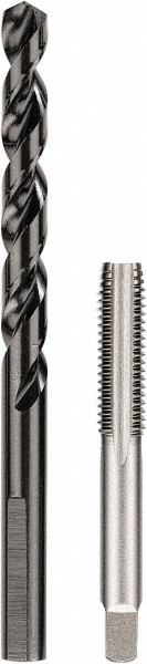 DeWALT R to R Drill, M10x1.50 to M10x1.50 Tap, Hand Tap & Drill Set - Oxide Finish High Speed Steel Drills, Bright Finish Carbon Steel Taps, Taper