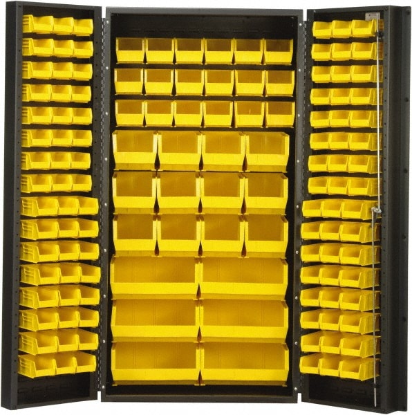 Quantum Storage - Bin Storage Cabinet: 36″ Wide, 24″ Deep, 72″ High -  48517650 - MSC Industrial Supply