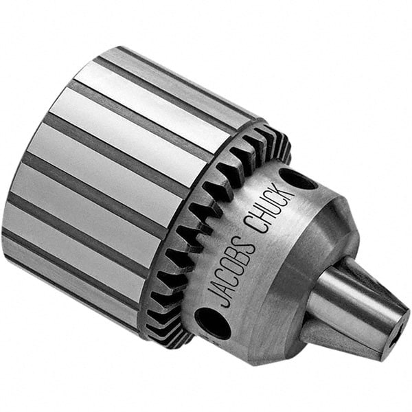 Jacobs 33351 Drill Chuck: 1/8 to 5/8" Capacity, Threaded Mount, 1/2-20 