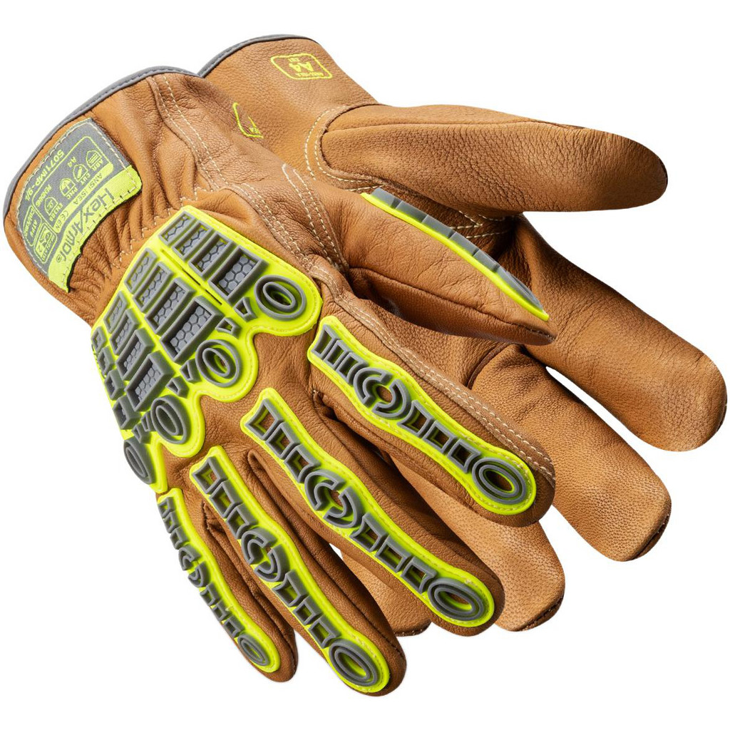 HexArmor® | Chrome SLT Cut, Puncture & Abrasion & Impact-Resistant Gloves: Chrome SLT, Cut A4, Puncture 4, Abrasion 4, Size X-Large - Goatskin